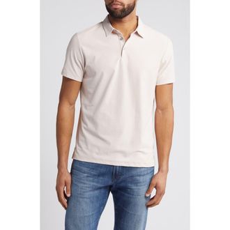 Robert Barakett Hickman Short Sleeve Polo Shirt in Pink Fog at Nordstrom Rack, Size Small