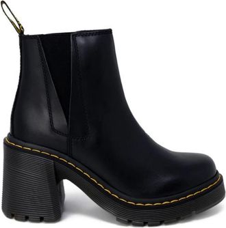 Dr. Martens Zwarte Leren Hakken Pumps - Dames - Laarzen met Hak - Zwart - 41 EU - Schoenen