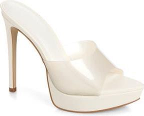 Steve Madden Motel Stiletto Slide Sandal in Ivory at Nordstrom Rack, Size 9.5