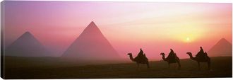 iCanvas Icanvas Icanvas Giza Pyramids Egypt By Panoramic Images