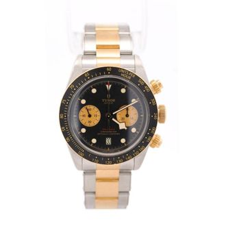 Tudor Pre-owned Tudor Black Bay Chronograph Automatic Chronometer Champagne Dial Ladies Watch 79363N