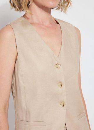 Lyss&eacute; Nixie Linen Gilet