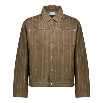 Dr&ocirc;le de Monsieur La Veste Monogramme - Heren - Spijkerjassen - Bruin - L - Jassen
