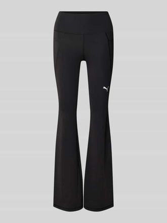 Puma Slim Fit Sport-Leggings mit Logo-Print Modell TAD ESSENTIAL in Black, Gr&ouml;&szlig;e XL
