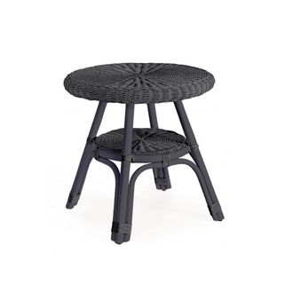 BIZZOTTO Tavolino Allis Midnight En Rattan Y Midollino &Oslash;52x52