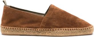 Castaner braided-raffia suede espadrilles - men - Raffia/Calf Suede/Rubber/Calf Suede - 41 - Brown