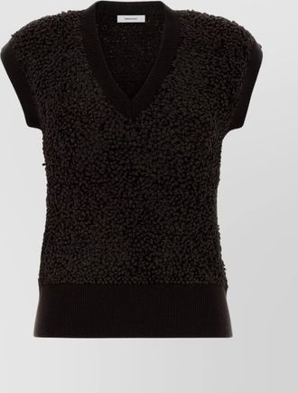 Ferragamo boucl&eacute; vest