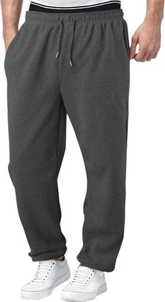 Generic Joggers for Men UK Sweatpants Tracksuit Bottoms Classic Casual Elastic Waistband Straight Leg Sweatpants with Pockets Drawstring Lounge Jogging Pants 