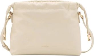 A.P.C. Ninon Mini Drawstring Bag - Dames - Schoudertassen - Beige - ONE Size - Leer - Tassen