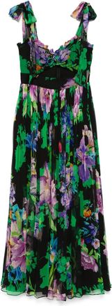 Nissa Abito con stampa a fiori - Nero