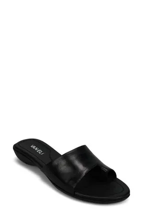 Vaneli Tallis Slide Sandal in Black at Nordstrom, Size 6.5