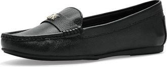 Michael Kors Melanie Moc Womens Flat Shoes Black : 9.5 M, Leather