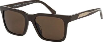 Emporio Armani Heren, Accessoires, Bruin, Maat: 57 MM