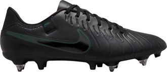 Nike Unisex voetbalschoenen voor volwassenen: Tiempo Legend 10 voor zachte ondergrond (Zwart)