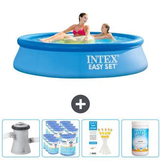 Intex Piscina Easy Set Redonda - 244x61 Cm - 7-piezas Scb85