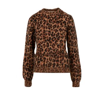 Aniye By Round-neck Knitwear, female, Multicolor, Size: L Spotted Sweater
