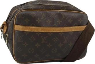 Louis Vuitton Pre-owned Vintage Monogram Schoudertas - Dames - Vintage Schoudertas - Bruin - ONE Size - Leer - Vintage