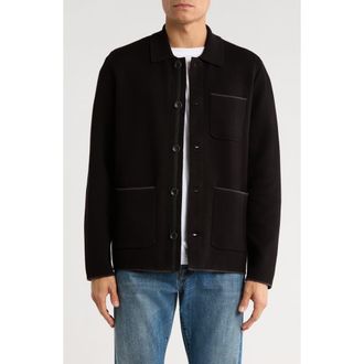 Rag & Bone Eddie Chore Cardigan in Black at Nordstrom Rack, Size X-Large