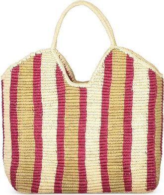 Amor y Mezcal Borsa tote a righe - Toni neutri