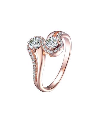 Genevive 18K Rose Gold Vermeil Ring