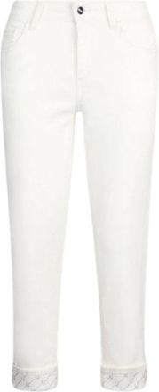 Liu Jo Monroe Jeans - Dames - Cropped Jeans - Wit - W27 - Katoen - Jeans