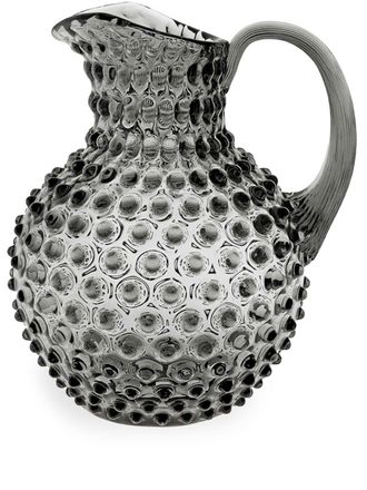 Klimchi Caraffa Hobnail con cristalli - Nero