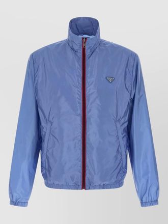 Prada recycled nylon feather jacket high neck