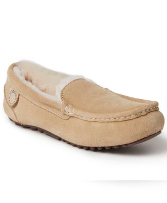 Dearfoams Fireside By Dearfoams Womens Mel Genuine Shearling Moccasin