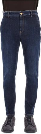 Pantaloni Torino Indie Denim Jeans - Heren - Slim Fit Jeans - Blauw - W35 - Denim - Jeans