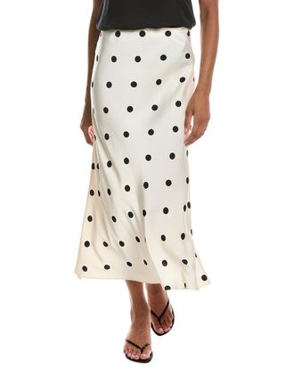 Bardot Phoebe Satin Midi Skirt