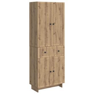 vidaXL Juego De Armarios 2 Uds. Roble Artisan Madera De Ingenier&iacute;a Vidaxl