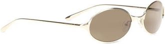 Alexander McQueen Womens Gold Metal Sunglasses