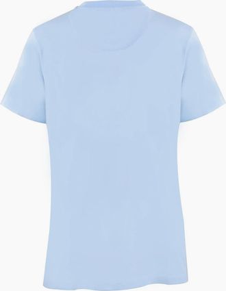 Pretty Green Mens Icon Swirl Crew Neck Regular Fit T-Shirt - Blue - Size: 36
