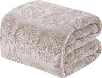 Luxury Home Caesar Embossed Throw Blanket