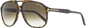 Tom Ford Mens Navigator Sunglasses TF753 Raoul 52K Dark Havana 62mm