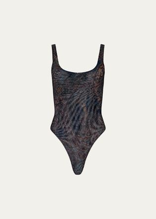 L'agence Kalea Scoop-Neck Bodysuit