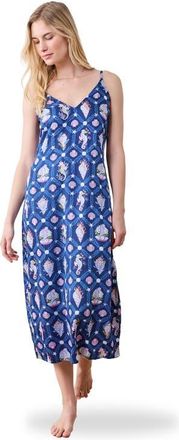 Printfresh Chic to Sleep Nightie in Navy at Nordstrom, Size Xx-Small