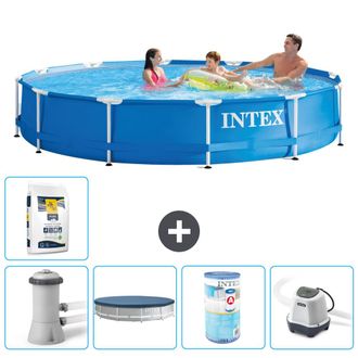 Intex Piscina Con Estructura Redonda - 366x76 Cm - 8-piezas S31736