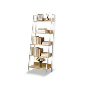 Relaxdays Estanter&iacute;a Relaxdays Estilo Escalera, 5 Estantes Para Plantas, Libros Y Decoraci&oacute;n, Hxaxp:170x60x30 Cm, Blanco Natural