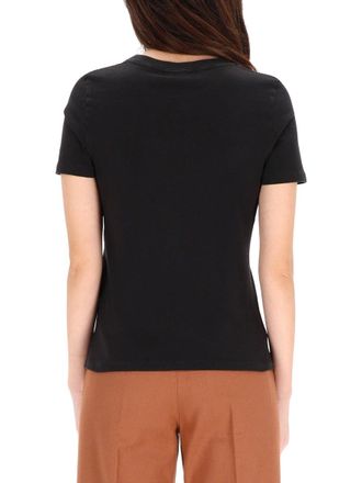 Chlo&eacute; Logo Cotton T-Shirt - Black