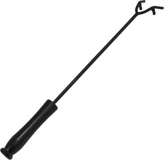 Sunnydaze Dnu Unprofitable Sunnydaze Fire Poker 16In Black Steel Fire Pit Tool With Heat-Resistant Handle
