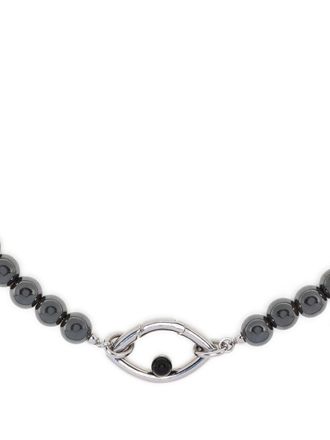 Capsule Eleven Eye Opener Hermatite necklace - Black