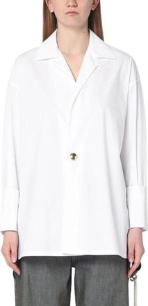 Darkpark Darkpark - Jodie Tunic Shirt - Dames - Blouses & Shirts - Wit - Maat: S Katoen