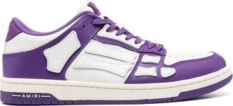 Amiri Skel low-top sneakers - men - Calf Leather/Rubber/Fabric - 45 - White