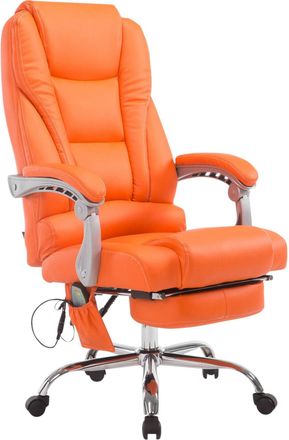 Clp Silla De Oficina Pacific Con Funci&oacute;n Masaje Naranja