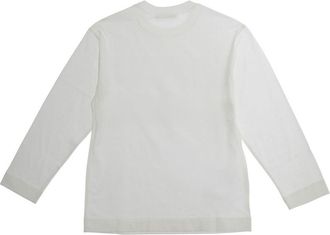 Marni Boys T-Shirt Long Sleeve White Cotton Top