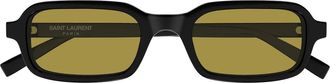 Saint Laurent Sunglasses Sl 908 002 Black/Yellow Women