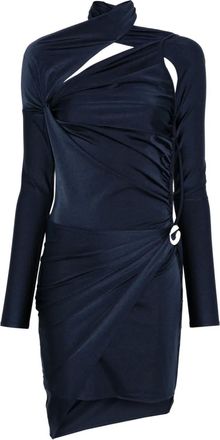 Coperni Abito corto asimmetrico - Blu