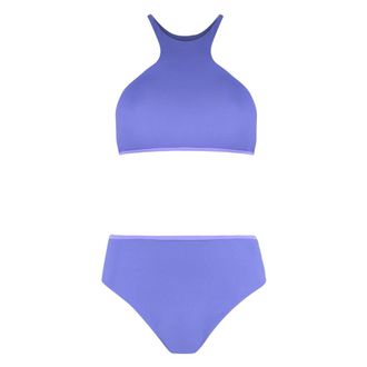 The Attico Badmode, Dames, Paars, S, Tie Side Bikini Hipster