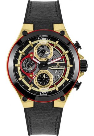 Jacques Lemans 1-2150C Mens Manchester Watch - Gold - One Size